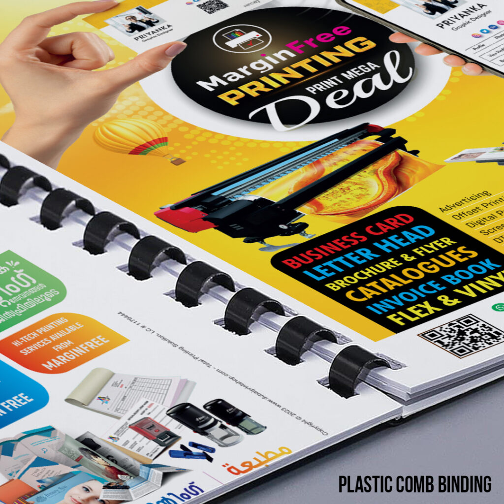 Plastic Comb Binding A4 Dubai Printing Shop